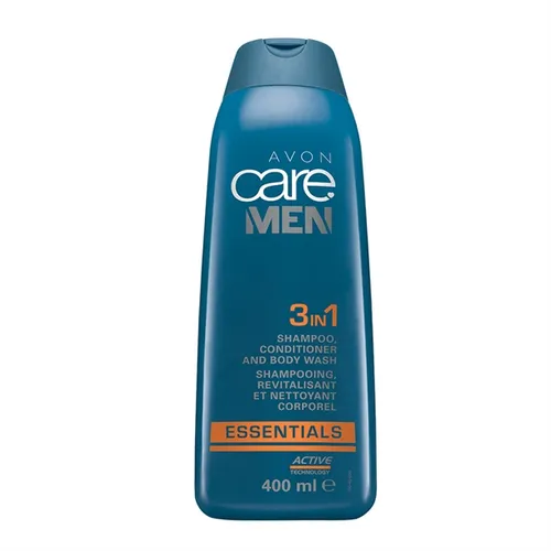 Avon Care Men, Essentials, Shampoo Conditioner & Body Wash 3 in 1 (Szampon, odżywka i żel pod prysznic 3 w 1) - 2