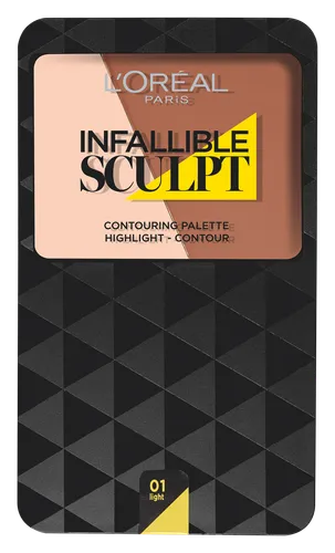 L'Oreal Paris Infallible Sculpt, Contouring Palette Highlight + Contour (Paleta do konturowania) - 2