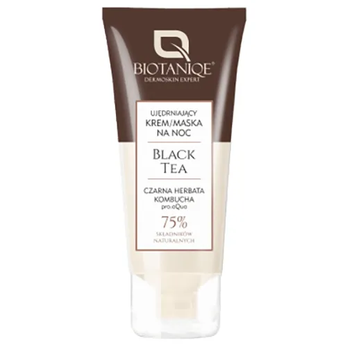 Biotaniqe Black Tea, Ujędrniający krem/maska na noc