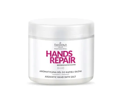 Farmona System Professional Hands Repair, Aromatyczna sól do kąpieli dłoni `Brzoskwiniowe dłonie`