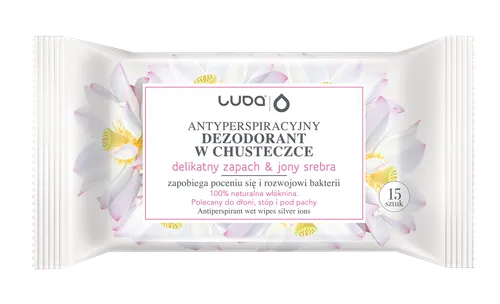 Luba Chusteczki antyperspiracyjne z jonami srebra