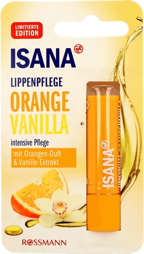 Isana Lippenpflege Orange Vanilla (Pomadka do ust)