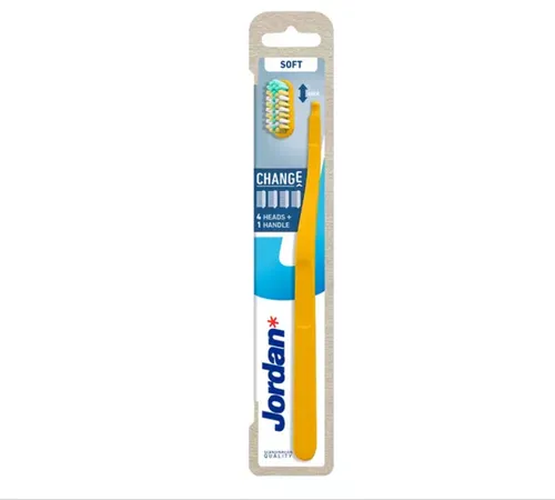 Jordan Change Toothbrush Soft (Szczoteczka do zębów z wymiennymi główkami) - 2