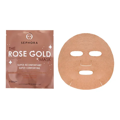 Sephora Collection, The Rose Gold Mask Super Comforting (Maseczka w płachcie o metalicznej bazie)