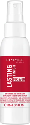 Rimmel Lasting Finish, Fix & Go 2 in 1 Primer & Setting Spray (Spray do utrwalania makijażu)