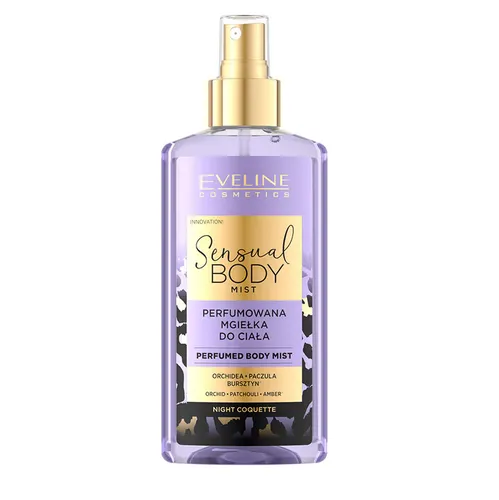 Eveline Cosmetics Sensual Body Mist, Perfumowana mgiełka do ciała `Night Coquette`