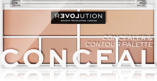 Relove by Revolution Beauty Cocealer & Contour Palette (Paleta korektorów do twarzy)