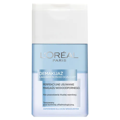 L'Oreal Paris Demakijaż, Łagodny płyn do demakijażu oczu i ust - 1