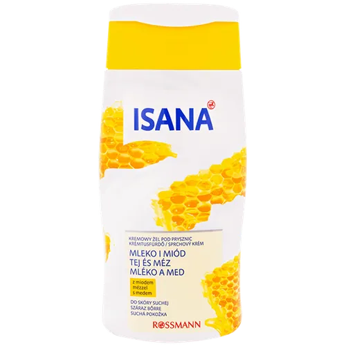 Isana Creme Dusche Milch & Honig (Kremowy żel pod prysznic 'Mleko i miód') - 2