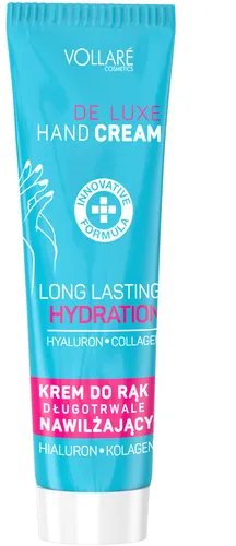 Vollare Cosmetics De Luxe Hand Cream Long Lasting Hydration (Krem do rąk długotrwale nawilżający)