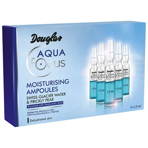 Douglas Collection Aqua Focus, Moisturising Ampoules (Nawilżające ampułki)