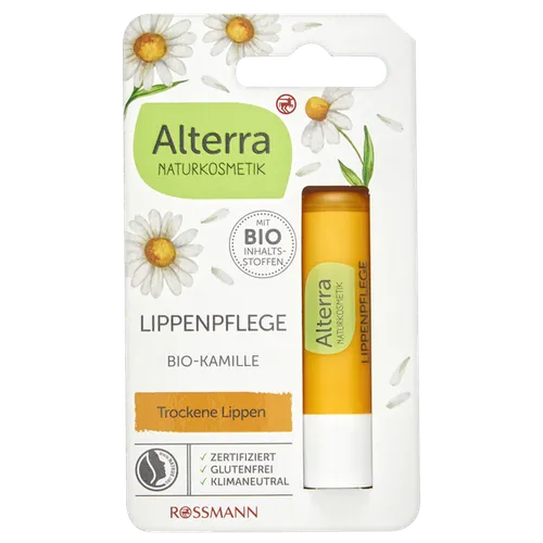 Alterra Lippenpflege Bio- Kamille (Pomadka ochronna Bio Rumianek (nowa wersja))