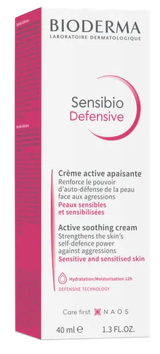 Bioderma Sensibio, Defensive (Lekki kojący krem do skóry normalnej i mieszanej) - 2