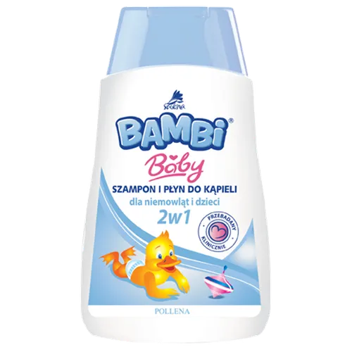 Bambi Baby Szampon i płyn do kąpieli dla dzieci 2 w 1
