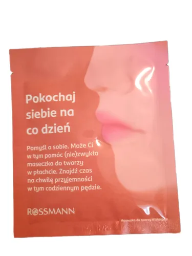 Rossmann Pokochaj siebie na co dzień, Maseczka w płacie do twarzy