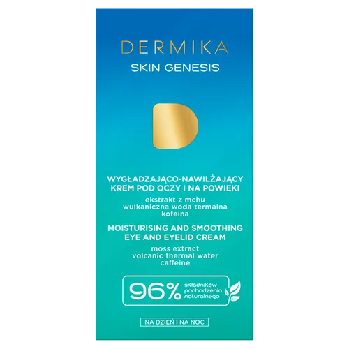 Dermika Skin Genesis, Wygładzająco-nawilżający krem pod oczy i na powieki - 2