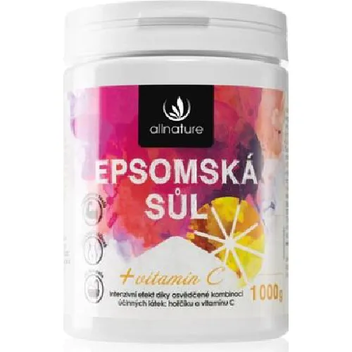 Allnature Sól do kąpieli z witaminą C