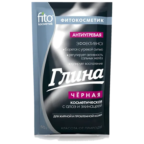 Fitokosmetik Glinka czarna przeciwtrądzikowa