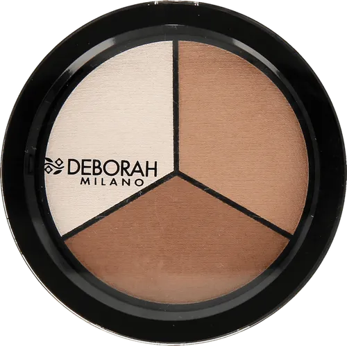 Deborah Secrets of Contouring, Trio Contouring Palette (Paleta do konturowania twarzy)