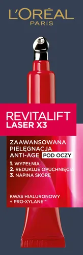 L'Oreal Paris Revitalift Laser X3, Krem pod oczy - 1