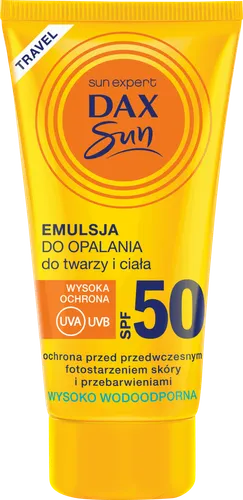 Dax Sun Emulsja do opalania do twarzy i ciała SPF 50