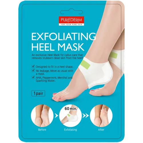 Purederm Exfoliating Heel Mask (Złuszczająca maska do pięt)