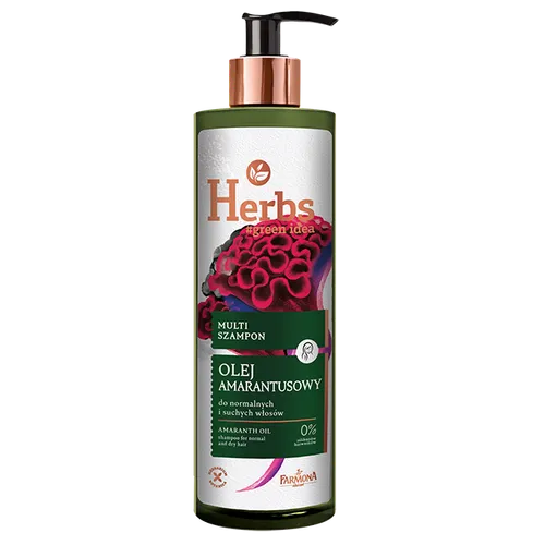 Herbs Multi szampon do normalnych i suchych włosów `Olej amarantusowy`