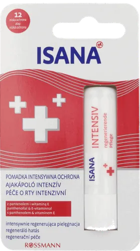 Isana Lippen Pflege, Intensiv (Pomadka do ust intensywnie nawilżająca (nowa wersja)) - 2