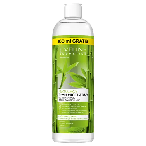 Eveline Cosmetics Matujący płyn micelarny 5 w 1 - 1