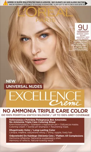 L'Oreal Paris Excellence Creme Universal Nudes No Ammonia Triple Care Color (Farba do włosów) - 3