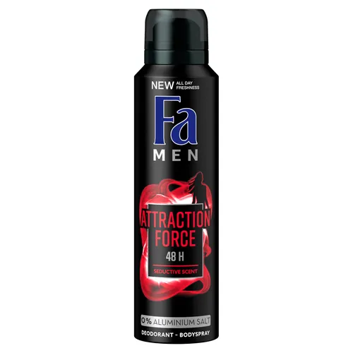 Fa Men Attraction Force, Deodorant Spray (Dezodorant w sprayu bez aluminium)