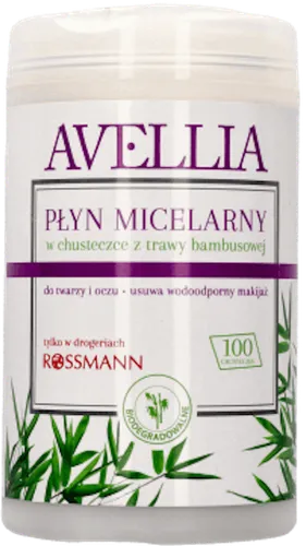 Avellia Płyn micelarny w chusteczce z trawy bambusowej