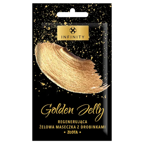 Infinity Golden Jelly, Regenerująca żelowa maseczka z drobinkami złota