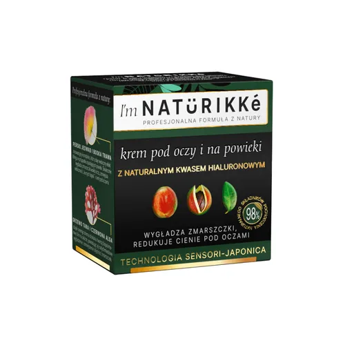 Naturikke Krem pod oczy i na powieki z naturalnym kwasem hialuronowym - 1