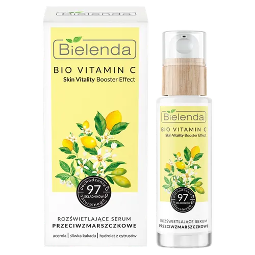 Bielenda Bio Vitamin C, Rozświetlające serum przeciwzmarszczkowe