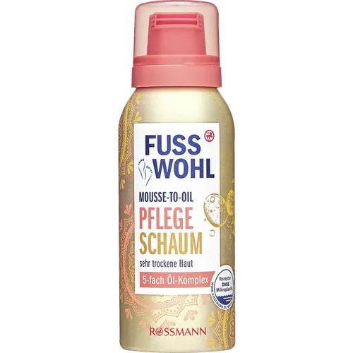 Fusswohl Mousse-to-Oil Pflegeschaum (Pianka do do stóp pielęgnacja bardzo suchej skóry)