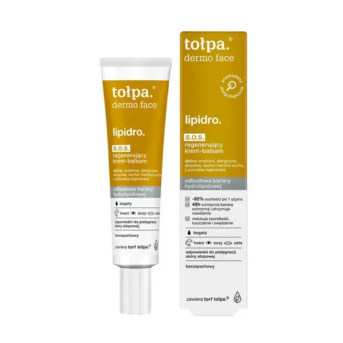 Tołpa Dermo Face, Lipidro, S.O.S. Regenerujący krem-balsam