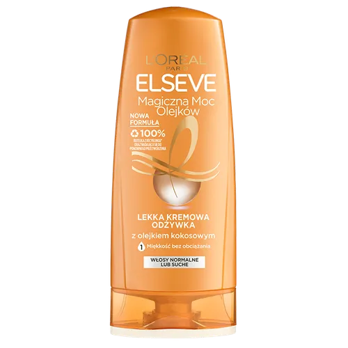 L'Oreal Paris Elseve, Magiczna Moc Olejków, Lekka kremowa odżywka z olejkiem kokosowym - 1