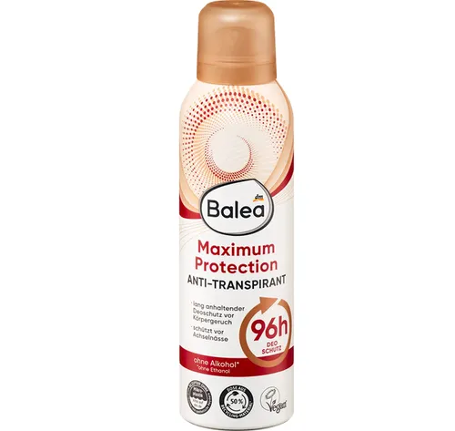 Balea Maximum Protection, Antitranspirant Deospray (Dezodorant w sprayu)