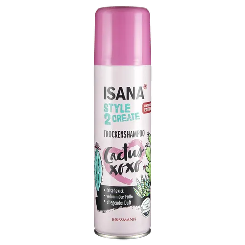 Isana Cactus XoXo Trockenshampoo (Suchy szampon o kwiatowo- egzotycznym zapachu)