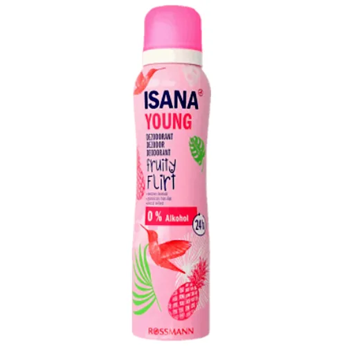 Isana Young, Deospray Fruity Flirt (Dezodorant w sprayu) - 1