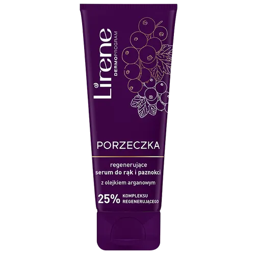 Lirene Dermoprogram Regenerujące serum do rąk i paznokci z olejkiem arganowym `Porzeczka`