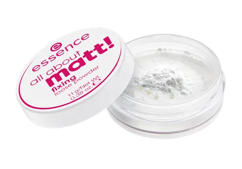 Essence All About Matt!, Fixing Loose Powder (Transparentny matujący puder sypki) - 1