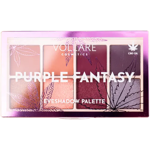 Vollare Cosmetics Purple Fantasy Eyeshadow Palette (Paleta cieni do powiek)