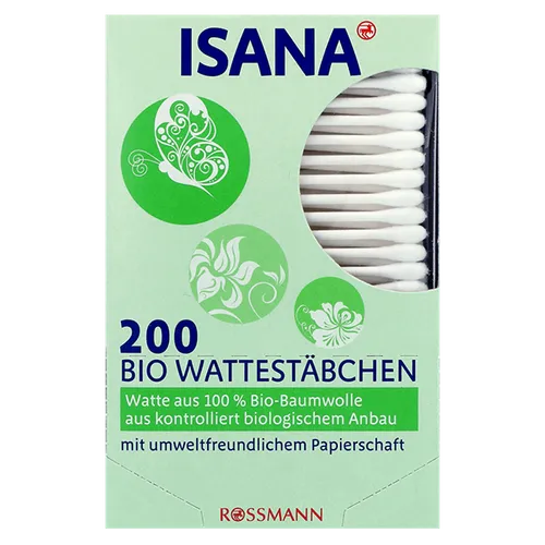Isana Bio Wattestabchen (Patyczki kosmetyczne bio) - 2