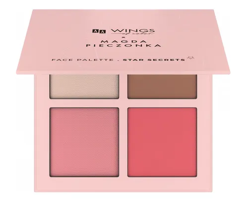 AA Wings of Color Star Secrets, x Magda Pieczonka, Face Palette (Paleta do konturowania twarzy)