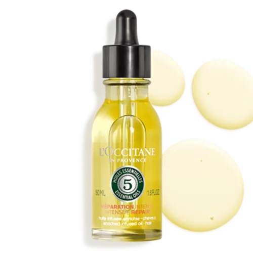 L'Occitane Aromachologie, Reparation Intense, Huile Infusee Enrichie Cheveux (Intensywnie regenerujący olejek do włosów) - 2