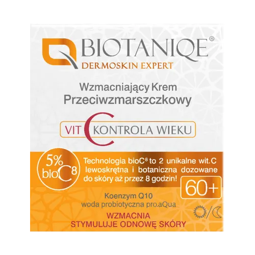 Biotaniqe Vit C Kontrola Wieku, Wzmacniający krem przeciwzmarszczkowy na dzień i na noc 60+ - 1