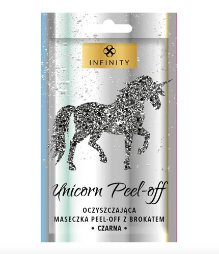 Infinity Unicorn Peel-off, Oczyszczająca maseczka z brokatem