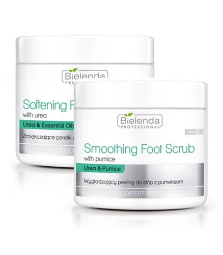 Bielenda Professional Podo Expert Program, Smoothing Foot Scrub with Pumice (Peeling do stóp wygładzający z pumeksem)